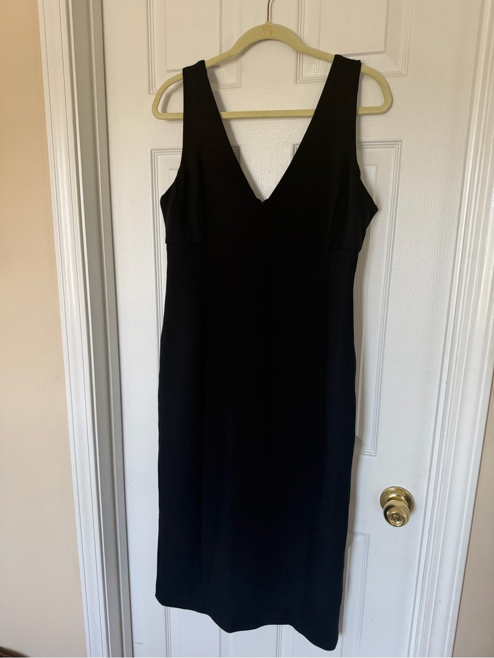 SPANX The Perfect Black Ponte Smoothing Sheath Dress LBD